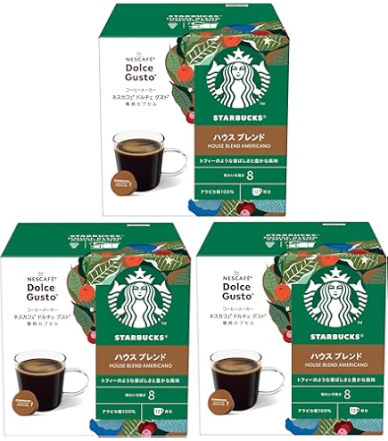 Amazon.co.jp: スターバックス ハウス ブレンド ネスカフェ ドルチェ